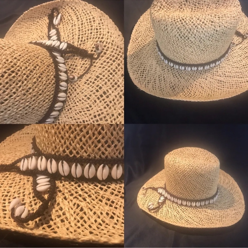 Vintage western hat festival size 6 5/8 wide brim